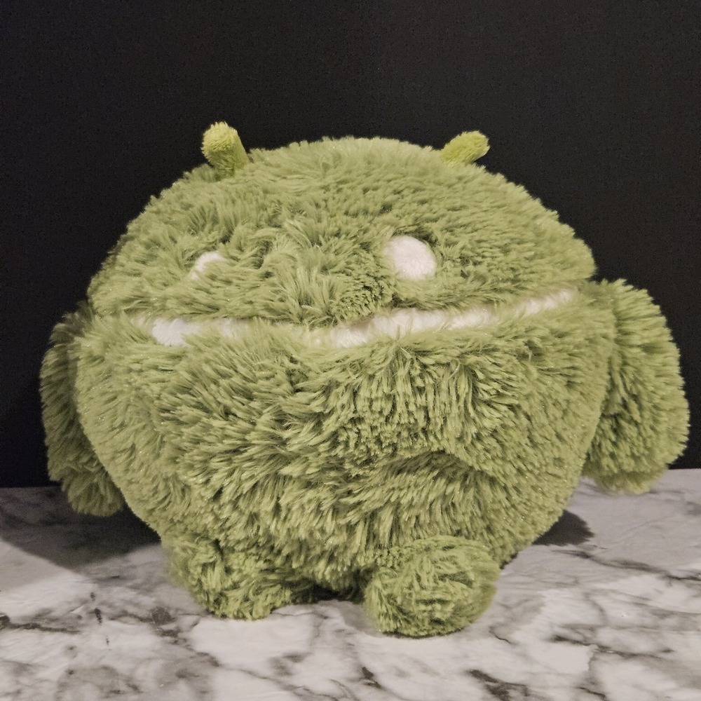 Squishable Green Alien Plush 8" Fuzzy‎ Hug Me Soft Stuffed Toy